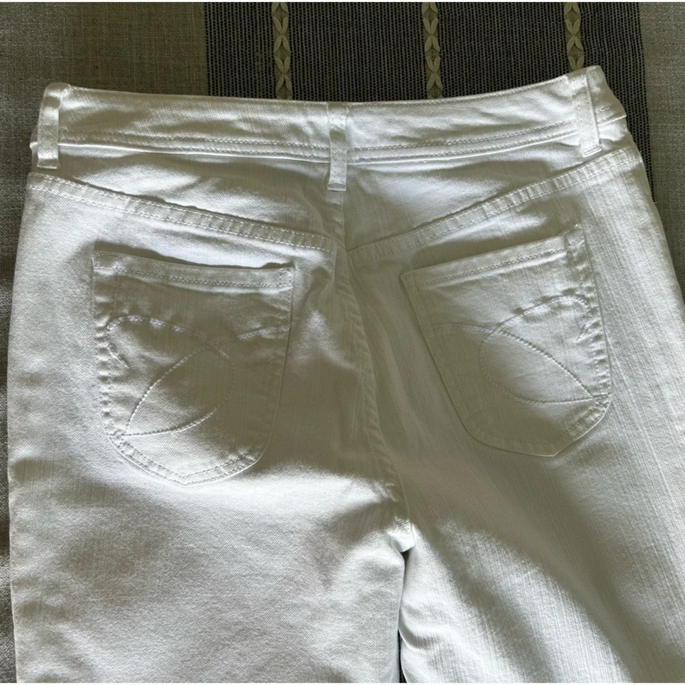 Chico’s Platinum White Jeans Size 1 Short (Medium Petite) Casual - Picture 4 of 7